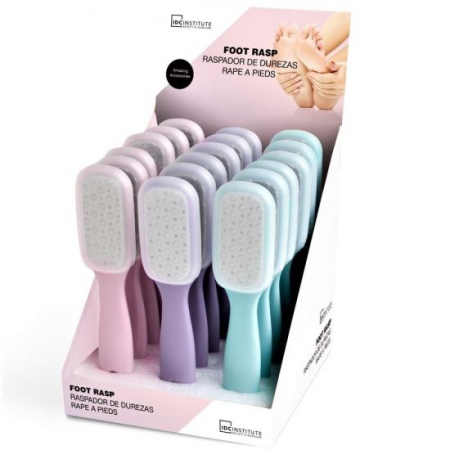 Pedichiura - Pila de calcaie pastel IDC Institute 6501HO, 4 x 18 cm