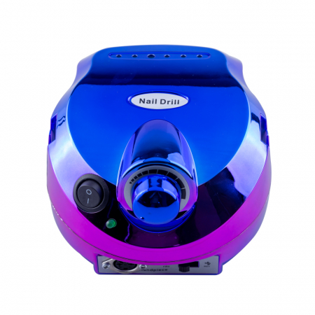 Pila electrica, freza de unghii, Miley, 65W, 35.000 rpm, chameleon albastru/mov [2]