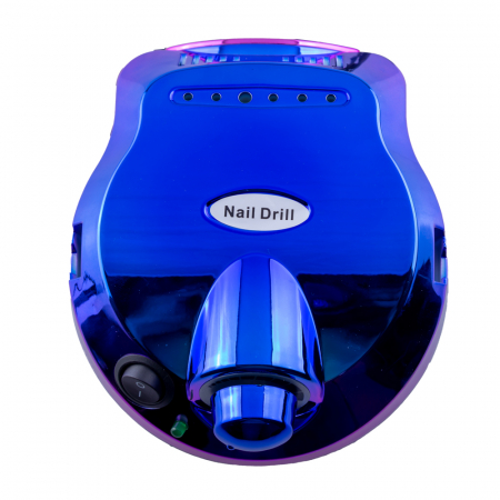 Pila electrica, freza de unghii, Miley, 65W, 35.000 rpm, chameleon albastru/mov [3]