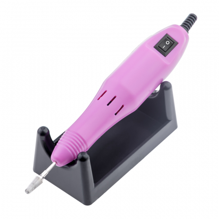Pila electrica, freza unghii pentru incepatori, Miley, roz, 14.000 rpm, 12 W [1]