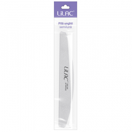 UNGHII - Pila refolosibila Lilac, din carton, semiluna, granulatie 100/180