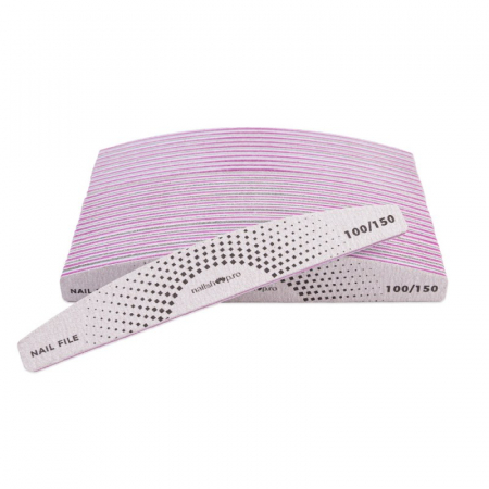 UNGHII - Pila semiluna Nailshop 100/150 - set 25 buc.