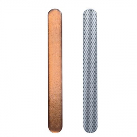 Ustensile manichiura - Pila unghii metalica Diamond Laser Cut Nail File, Luxe Studio