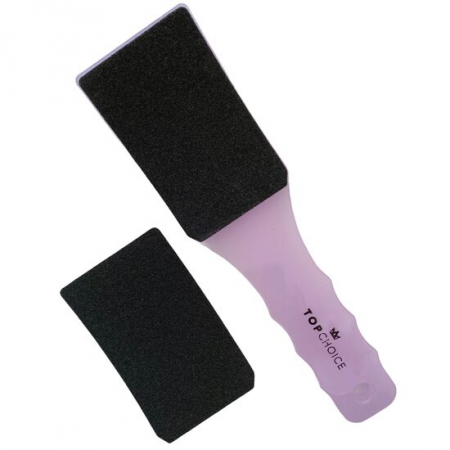 Pedichiura - Pile pentru calcaie cu 2 grade de abrazivitate diferite 80/100 si rezerva, Top Choice