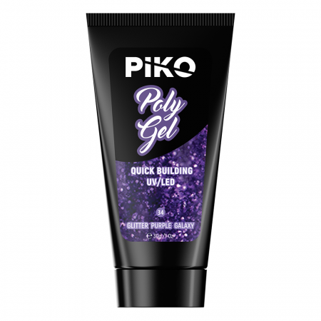 Piko Polygel 34 Glitter Purple Galaxy [2]