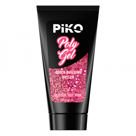 Piko Polygel 36 Glitter Hot Pink [2]