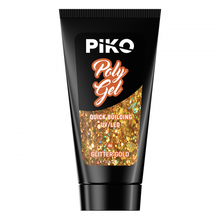 Piko Polygel 46 Glitter Gold [2]