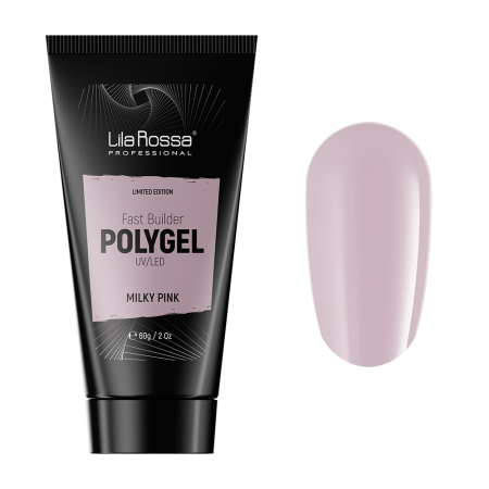 Polygel Lila Rossa Premium, 60 g, Milky Pink [1]