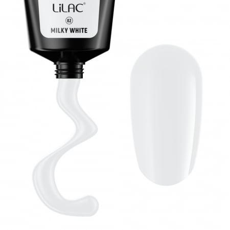 Polygel Lilac Quick Building Milky White 30 g [1]