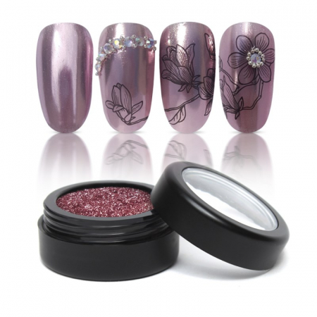 UNGHII - Praf de pigment Mirror-Effect Rose Gold