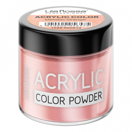 UNGHII - Pudra acrilica color, Lila Rossa, Metallic Orange, 7 g
