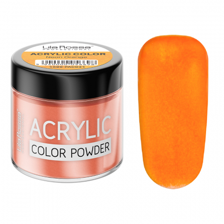 Pudra acrilica color, Lila Rossa, Neon Orange, 7 g [1]