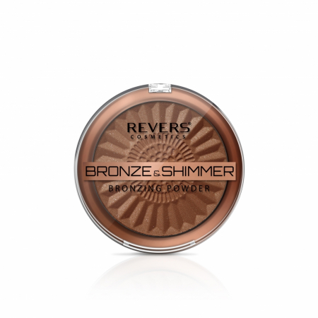 Pudra - Pudra bronzanta, Bronze and Shimmer, Revers, 9g, 01