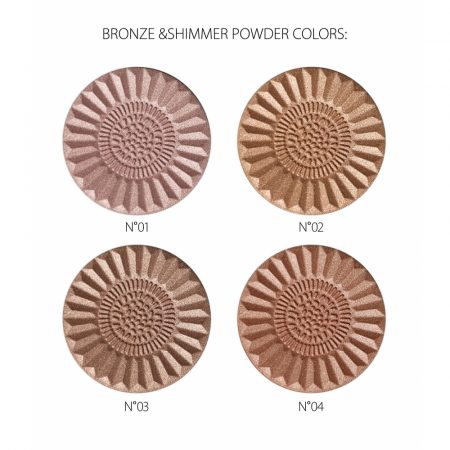 Pudra bronzanta, Bronze and Shimmer, Revers, 9g, 4 [1]