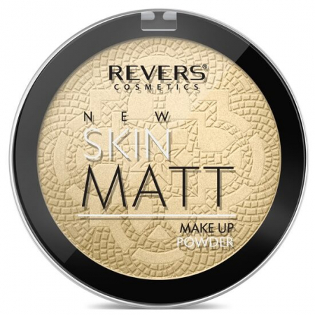 Import - Pudra New Skin Matt, efect matifiere, Nr. 01, Revers 9g