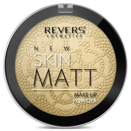 Import - Pudra New Skin Matt, efect matifiere, Nr. 03, Revers 9g