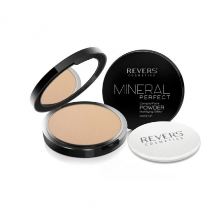 Import - Pudra pentru fata, Compacta, Mineral Perfect, Revers, 03