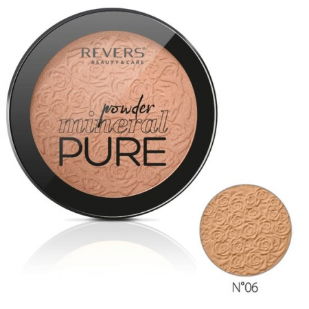 Import - Pudra pentru fata, Compacta, Mineral Pure, Revers, 9g, 06