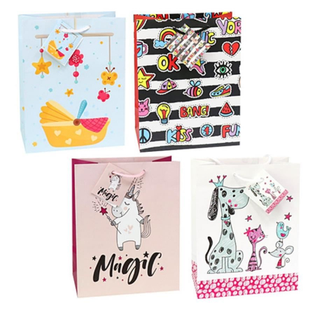 Pungi de cadou pentru copii, XL, set de 12 buc [1]