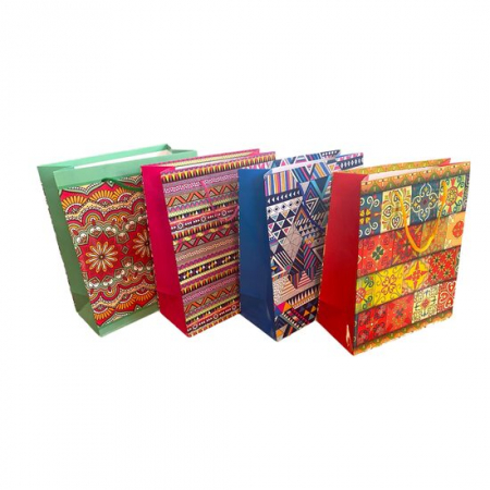 Import - Pungi de cadou, model geometric, S - C14-353