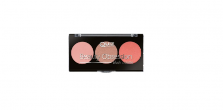 MACHIAJ - Paleta fard obraz QUIZ COSMETICS Beauty Obsession 3 culori 10g