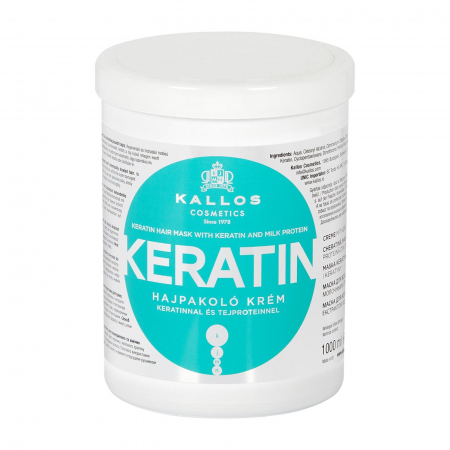 Masca de par - Masca de par cu cheratina si proteina din lapte Kallos KJMN