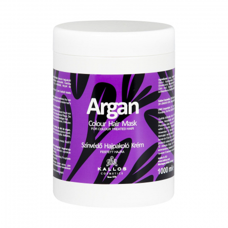 Masca de par - Masca de par cu ulei de argan pentru stralucirea parului vopsit Kallos