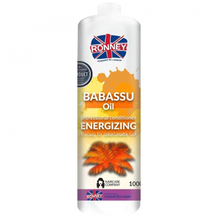 Ingrijire - Ronney Professional Babassu Oil Balsam energizant pentru par vopsit 1000 ml