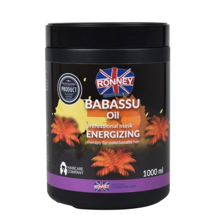 SALOANE - Ronney Babassu Oil - Masca energizanta pentru par vopsit 1000ml