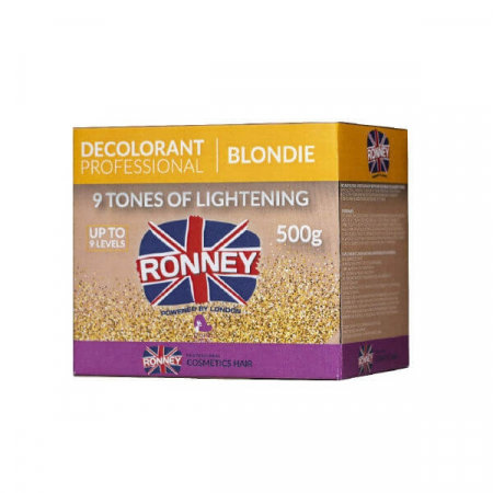 Decolorare par - Pudra decoloranta Ronney Professional Blondie 9 Tones 500gr