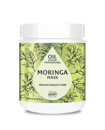 PAR - Ronney Professional Masca pentru par cu porozitate medie Oil System Medium Porosity Moringa 1000ml