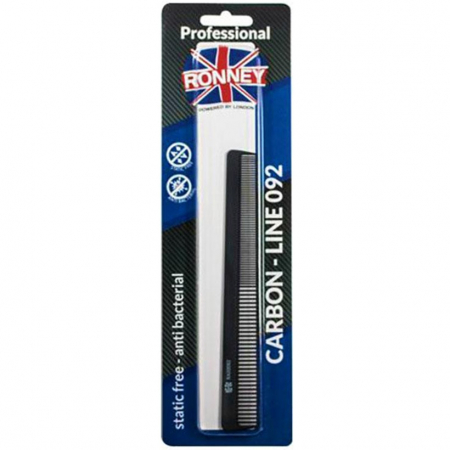 Perii, piepteni - Ronney Professional Pieptan din carbon 092 - 180mm