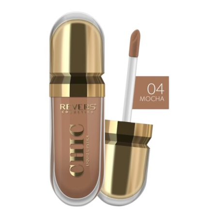 MyCosmetics - Ruj lichid Chic nr 4 Mocha, Revers, 7,5 ml