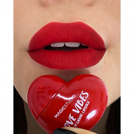Ruj lichid Love Vibes Red Magic Studio 66010R02, rosu, 10 ml [2]