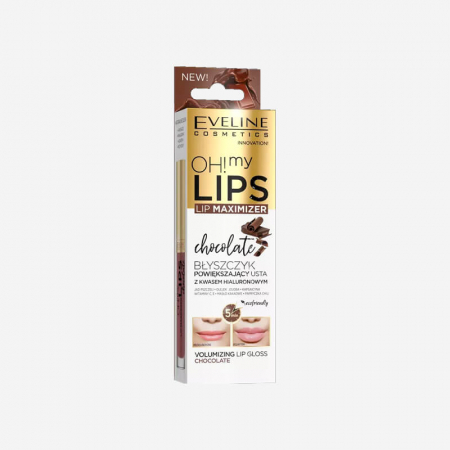 MACHIAJ - Ruj lichid pentru marimea buzelor Eveline OH! MY LIPS Chocolate