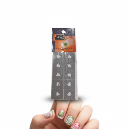 Sabloane de unghii, JQ Swirl [2]