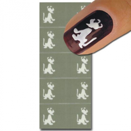 Import - Sabloane de unghii, Smart Nails, Nr 29, dog