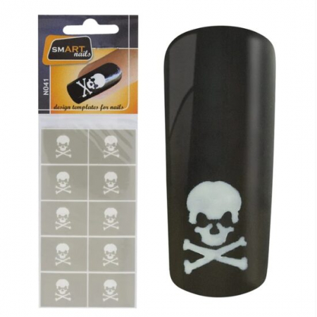 Import - Sabloane de unghii, Smart Nails, Nr 41, skul