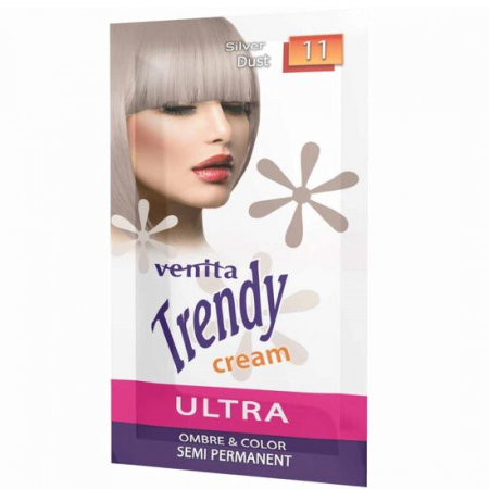 PAR - Sampon Colorant si Nuantator, Trendy Cream, Venita,11 - Silver Dust, 35 ml