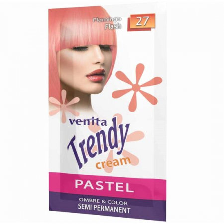 PAR - Sampon Colorant si Nuantator, Trendy Cream, Venita, NR.27 - Flamingo Flash, 35g