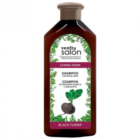 PAR - Sampon Herbal, cu Extract de Nap Negru, Salon Professional, pentru par fragil, subtire, Venita, 500ml