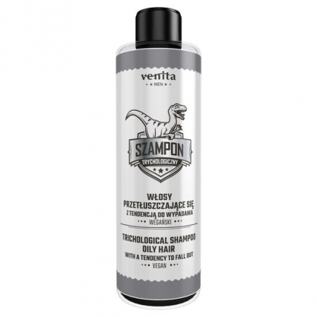 Import - Sampon tricologic pentru barbati, par gras cu tendinta de cadere, Venita, 300ml