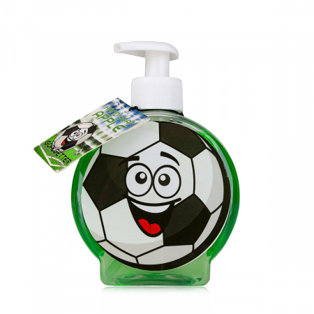 CADOURI - Set cadou barbati, sapun, 350ml hand soap GOALGETTER in dispenser, fragrance: Apple, col. white/green, PU 6/24, set cadou craciun