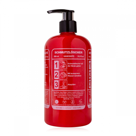 Set cadou barbati, sapun, 500ml hand soap DIRT EXTINGUISHER in fire extinguisher shaped bottle, fragrance: Musk, col. red/white, PU 6/24, set cadou craciun [2]
