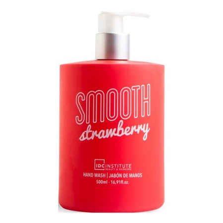 Import - Sapun lichid cu dispenser si aroma de capsuni Smooth IDC Institute 40745, 500ml