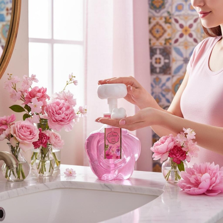 Sapun lichid de maini cu spumă, Lilac Rose, 8162728, Accentra, 500ml [3]