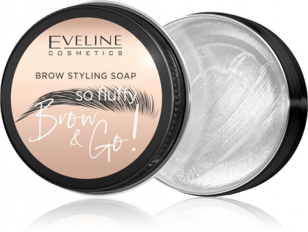 Gel sprancene - Sapun stilizare sprancene EVELINE Brow & Go Styling 25g