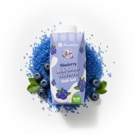 Sare de baie Milk Shake Afine, Accentra, 3562921, 200g [1]