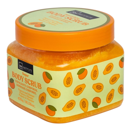 Scrub exfoliant pe baza de zahar cu papaya & mango, IDC Institute, 12210 , 470g [1]