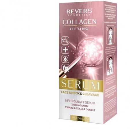 FATA, CORP - Ser pentru fata, gat si decolteu cu Colagen, cu efect de lifting, Revers, 10ml